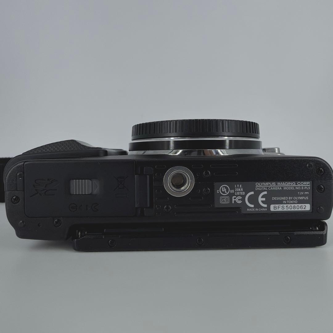 【名機】OLYMPUS PEN Lite E-PL5 黒 ズームレンズ付 854