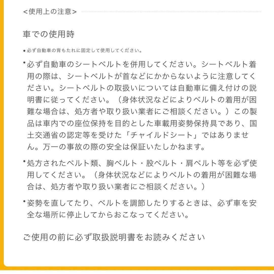 姿勢保持椅子　車載　カーシート　椅子　障害児　福祉用具