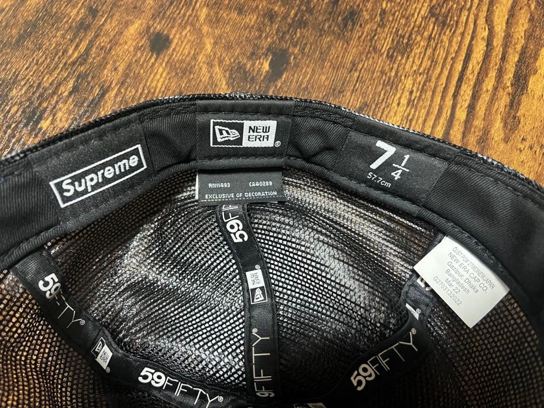 帽子 Supreme Box Logo Mesh Back New Era 7 1/4