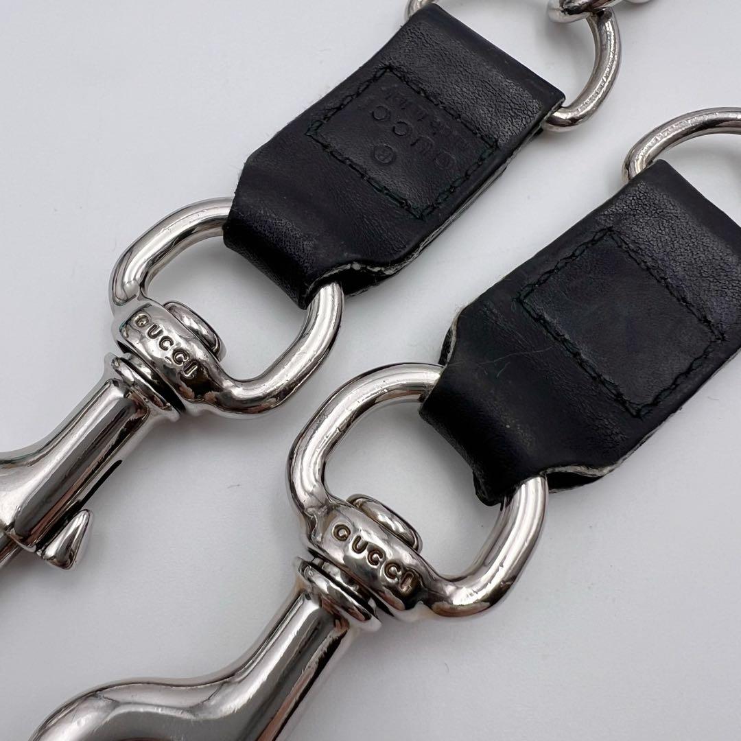 ✨美品✨GUCCI グッチ　ウォレットチェーン レザー