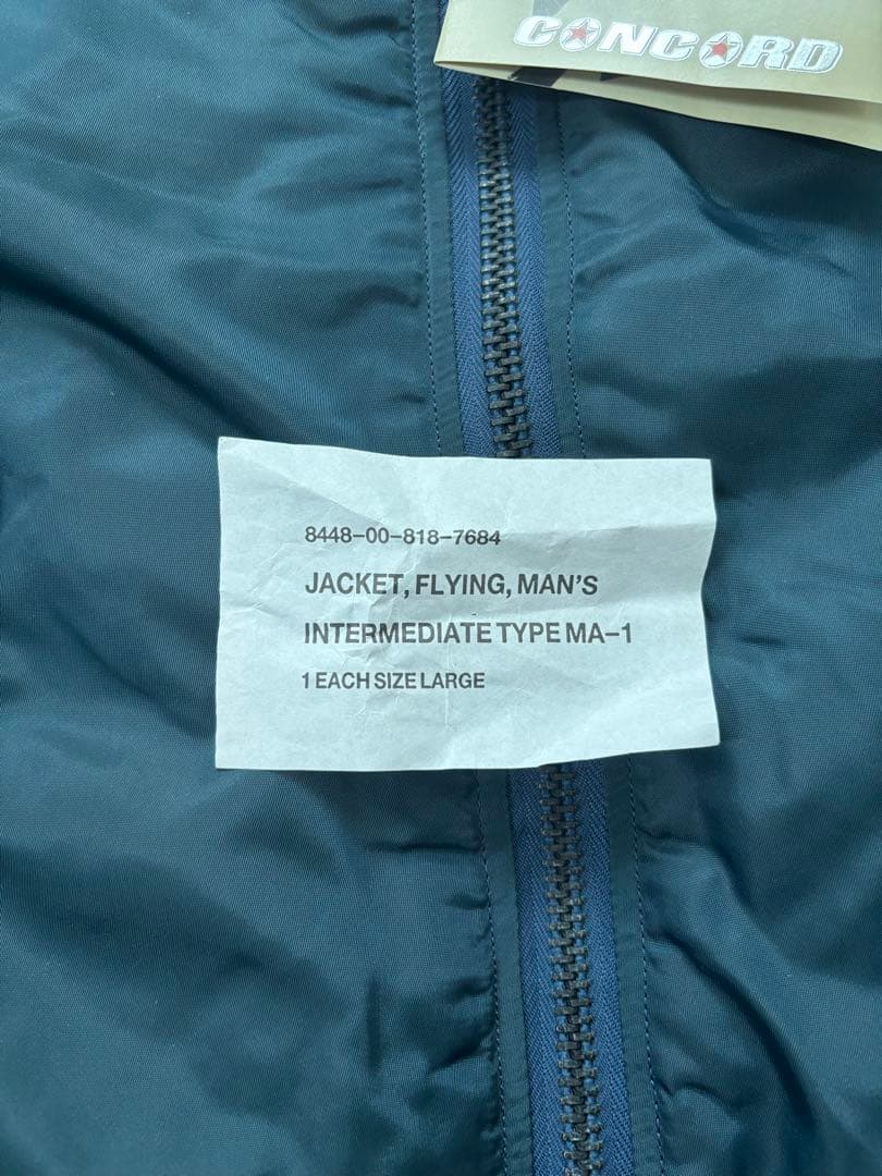 デッドストック品CONCORD 90’s MADE IN USA MA-1