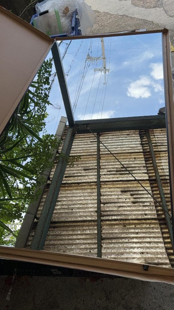 【美品】ダンスミラー 割れない鏡 幅80x160cm 姿見 黒色 9番