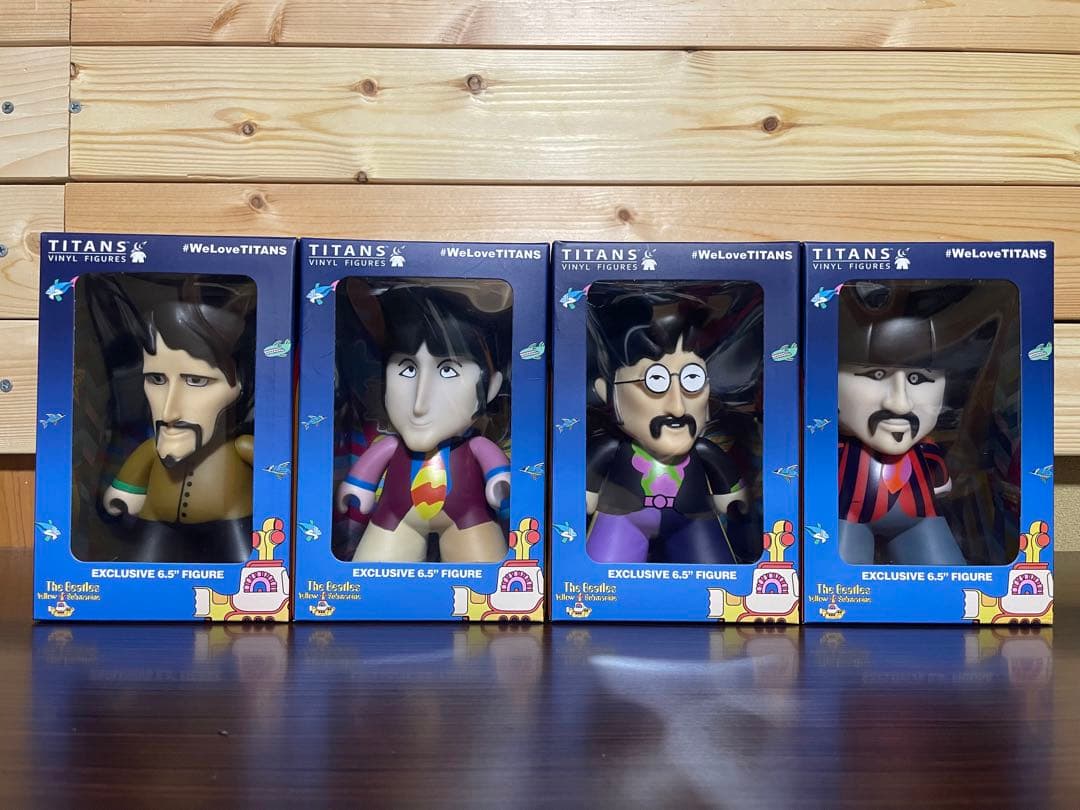 【未開封品】TITANS製 Beatles フィギュア4体セット