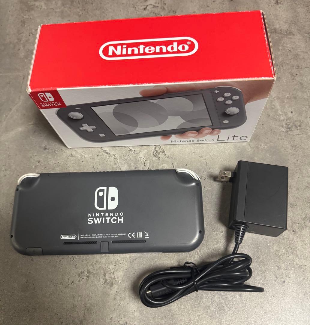 完動品 Nintendo Switch Lite グレー 動作確認済み