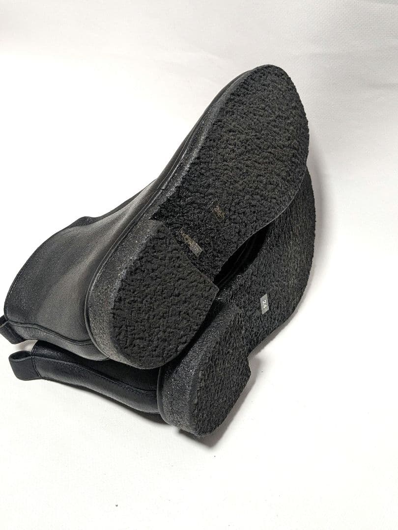 SAYA サイド ジップ ブーツ 24cm ブラック