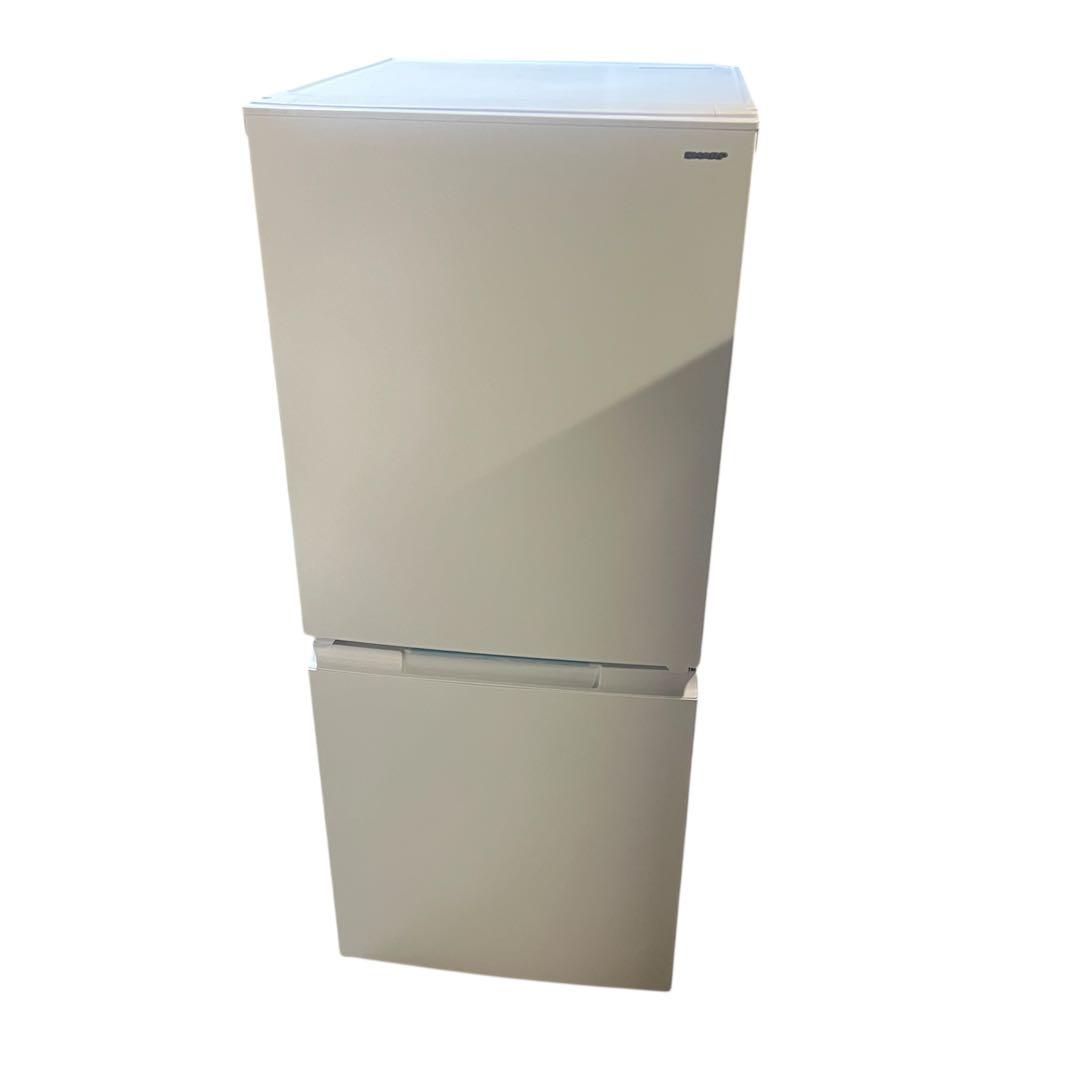 2025年製 SHARP シャープ 単身用冷蔵庫 SJ-D15P-W 左開き可