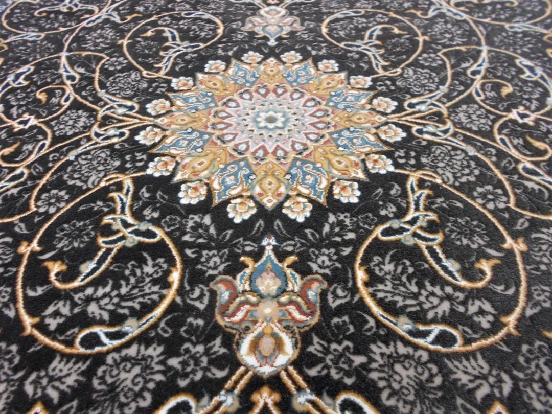 立体柄、144万ノット！本場イラン産 絨毯！200×250cm-38001