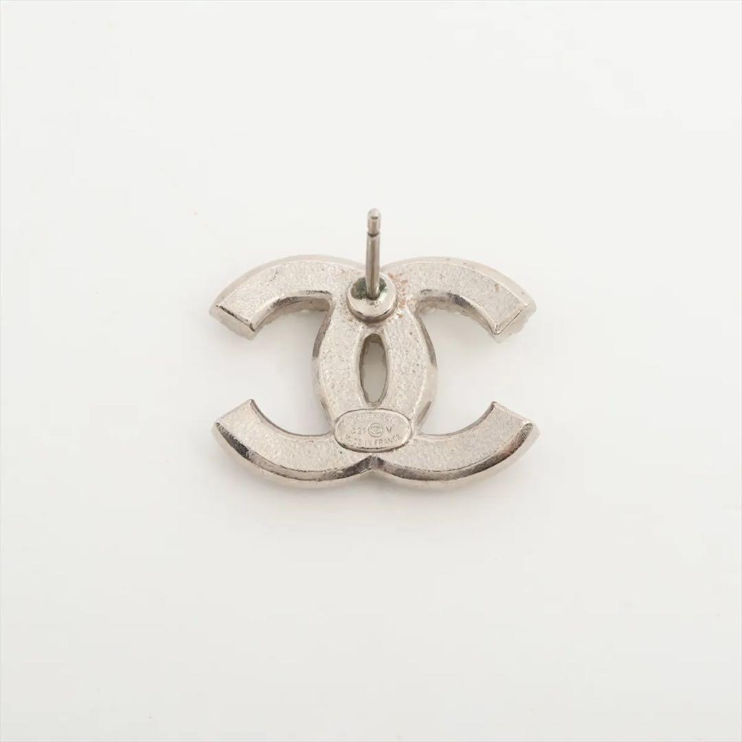 CHANEL ピアス C21V ココマーク　パール　シルバー　ピアス　片耳