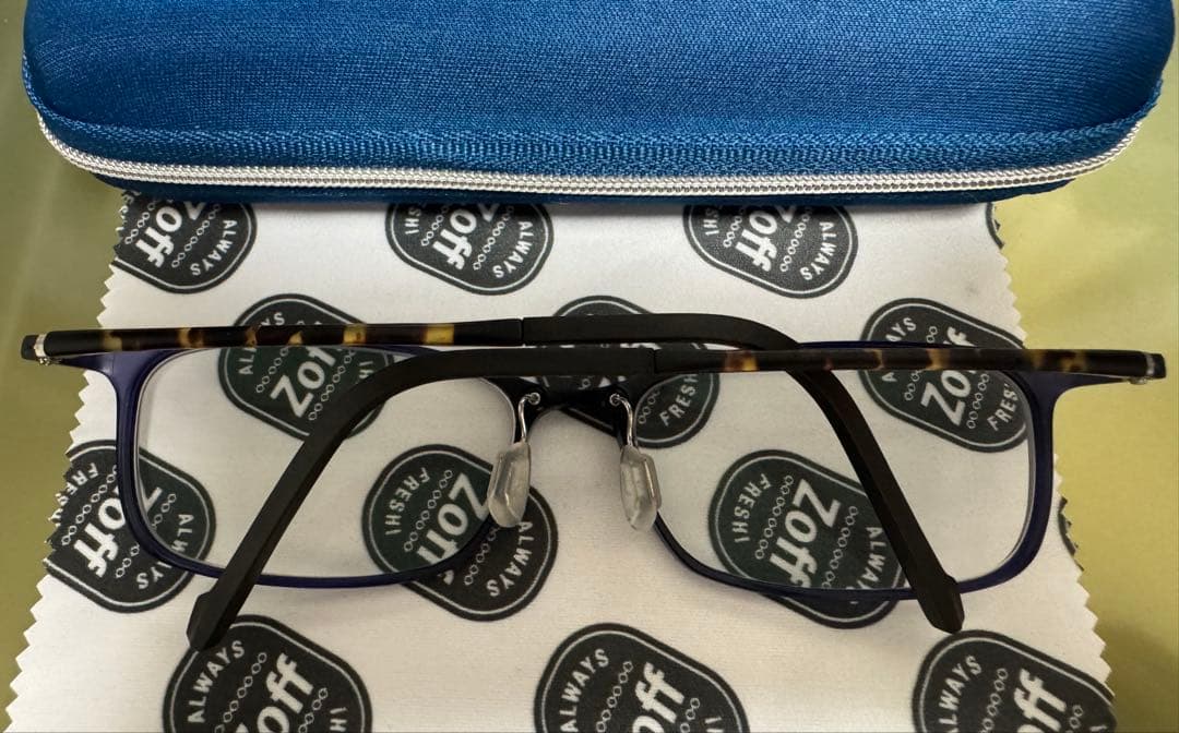 ✴︎美品✴︎ Zoff SMART オシャレなメガネ(度あり) 黒•茶