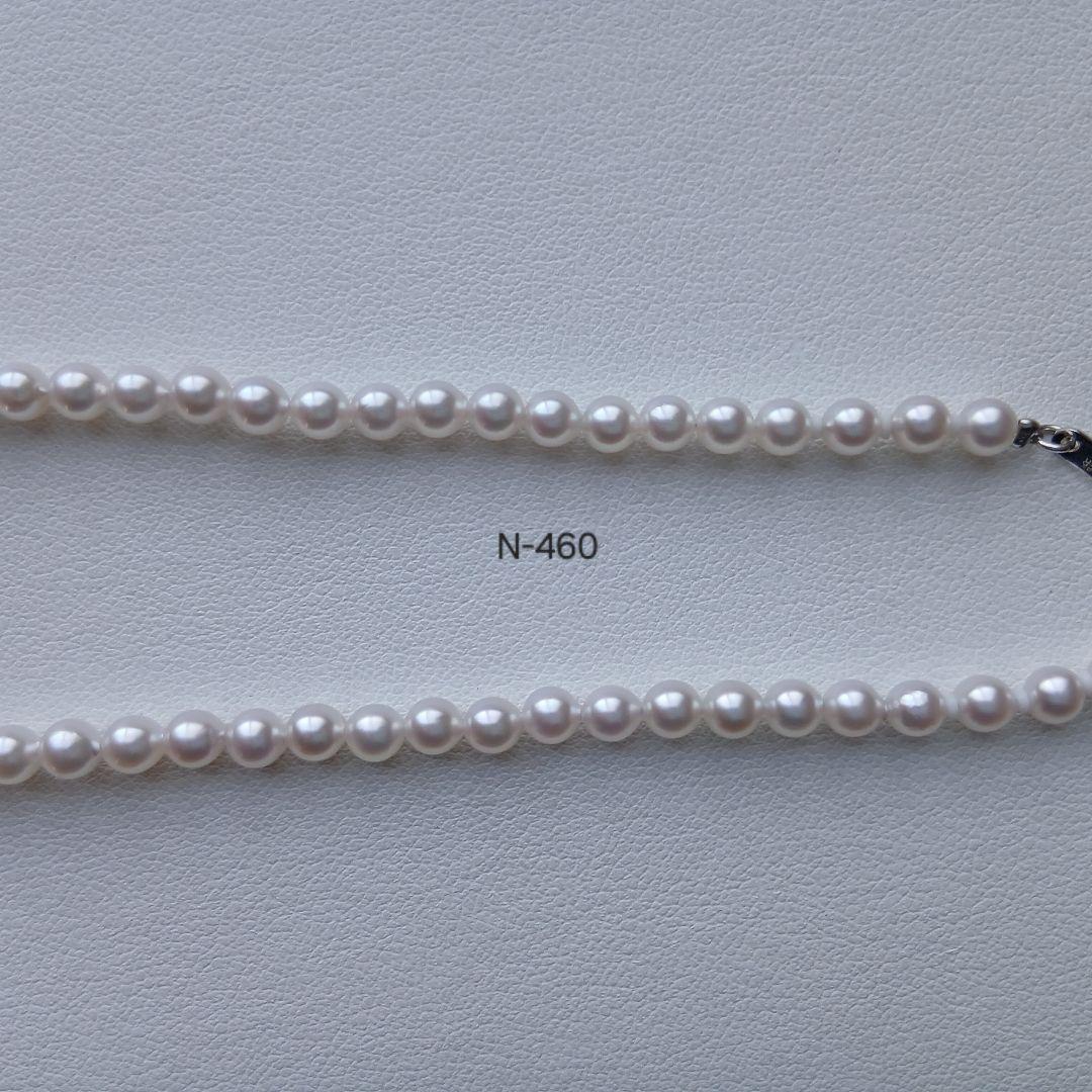 N460準花珠アコヤ真珠ベビーパールネックレス4.0～4.5㎜ 三重ブランド