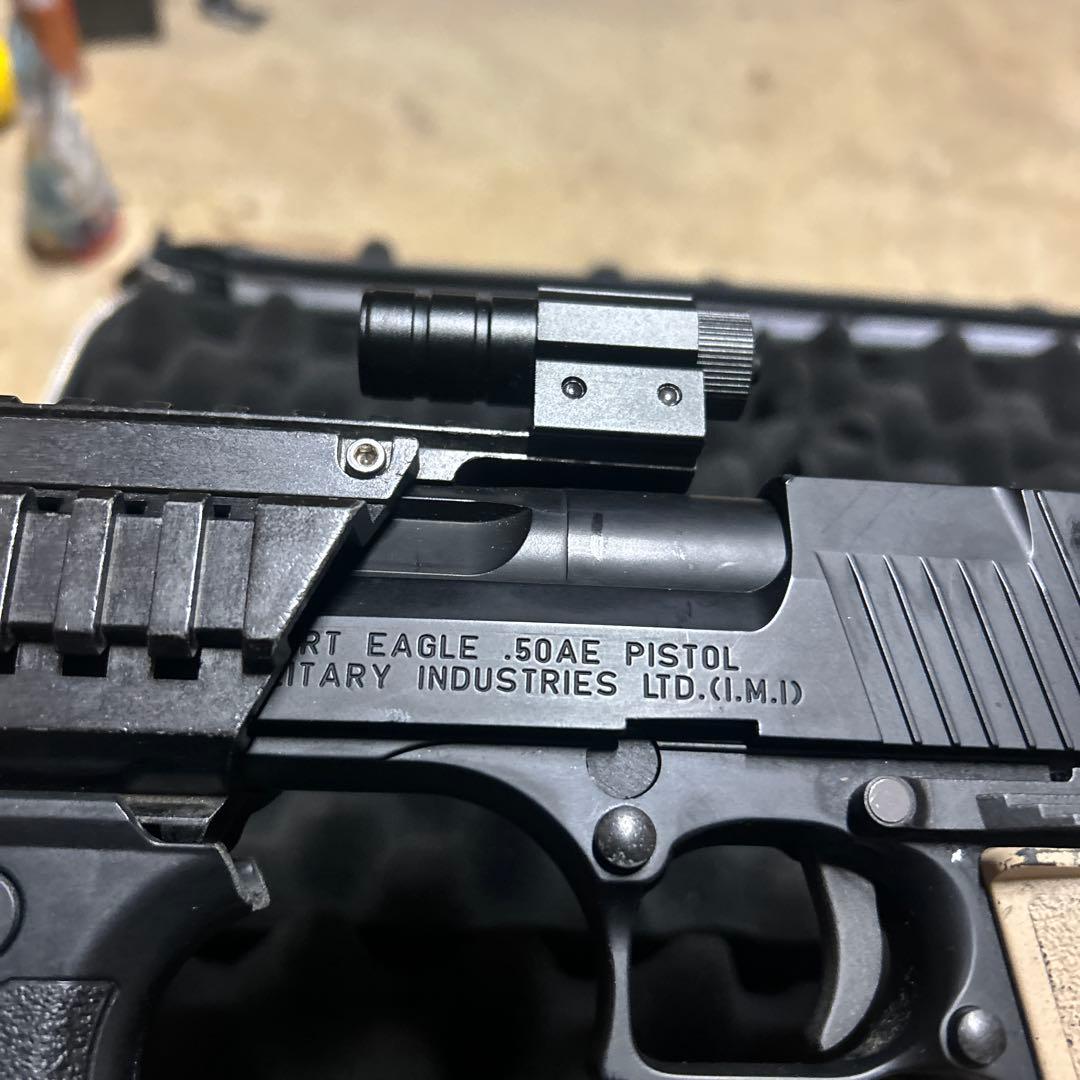 け*パ様 東京マルイ ガスガン レール付き　デザートイーグル　50AE 10イン