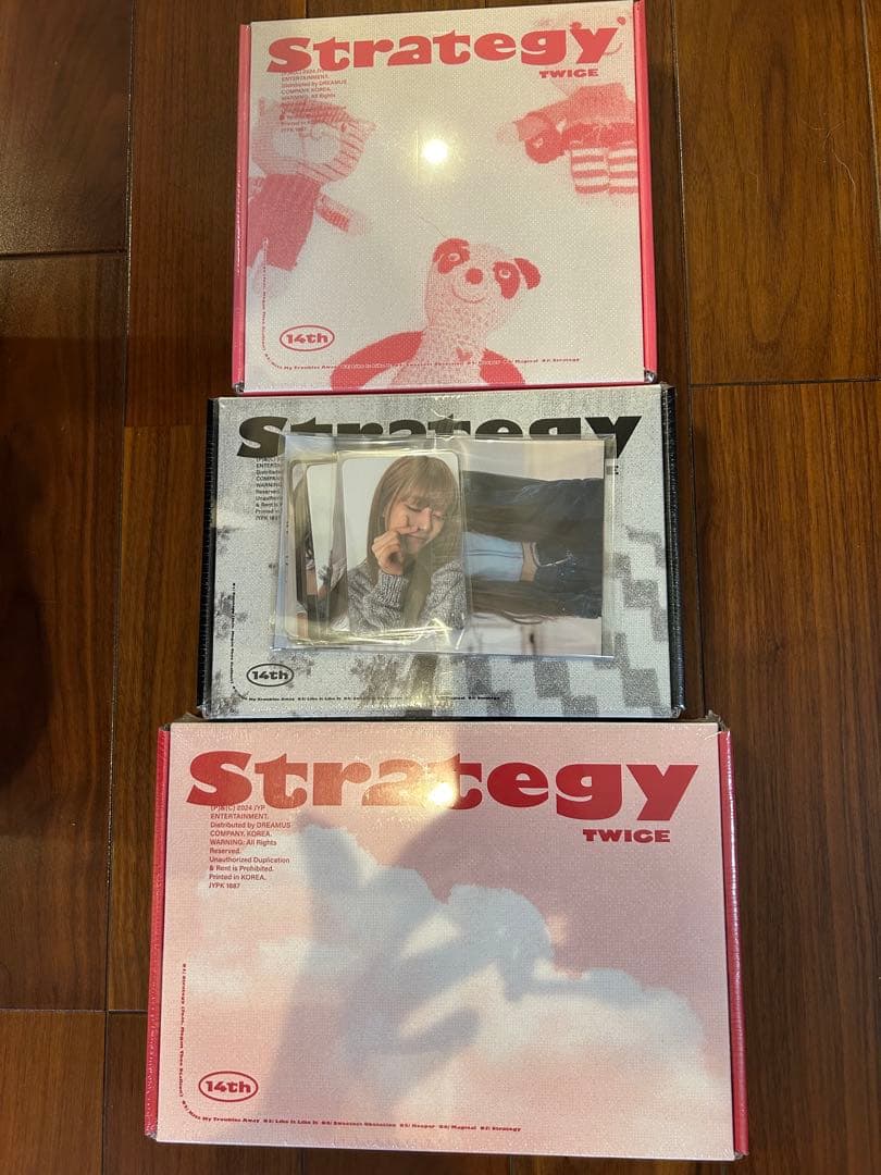 TWICE Strategy アルバム 複数バージョン3セット　ラキドロ✖️3