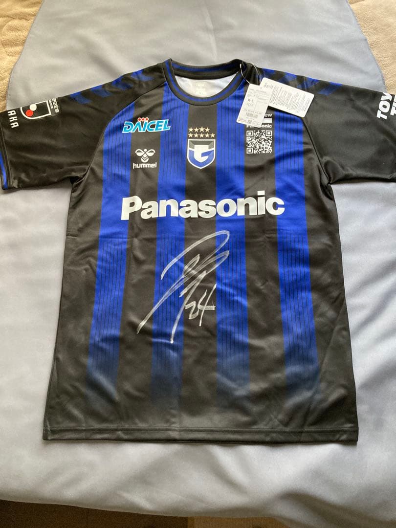 【GAMBA】ガンバ大阪　黒川圭介選手サイン入り2023ユニフォーム　M-L