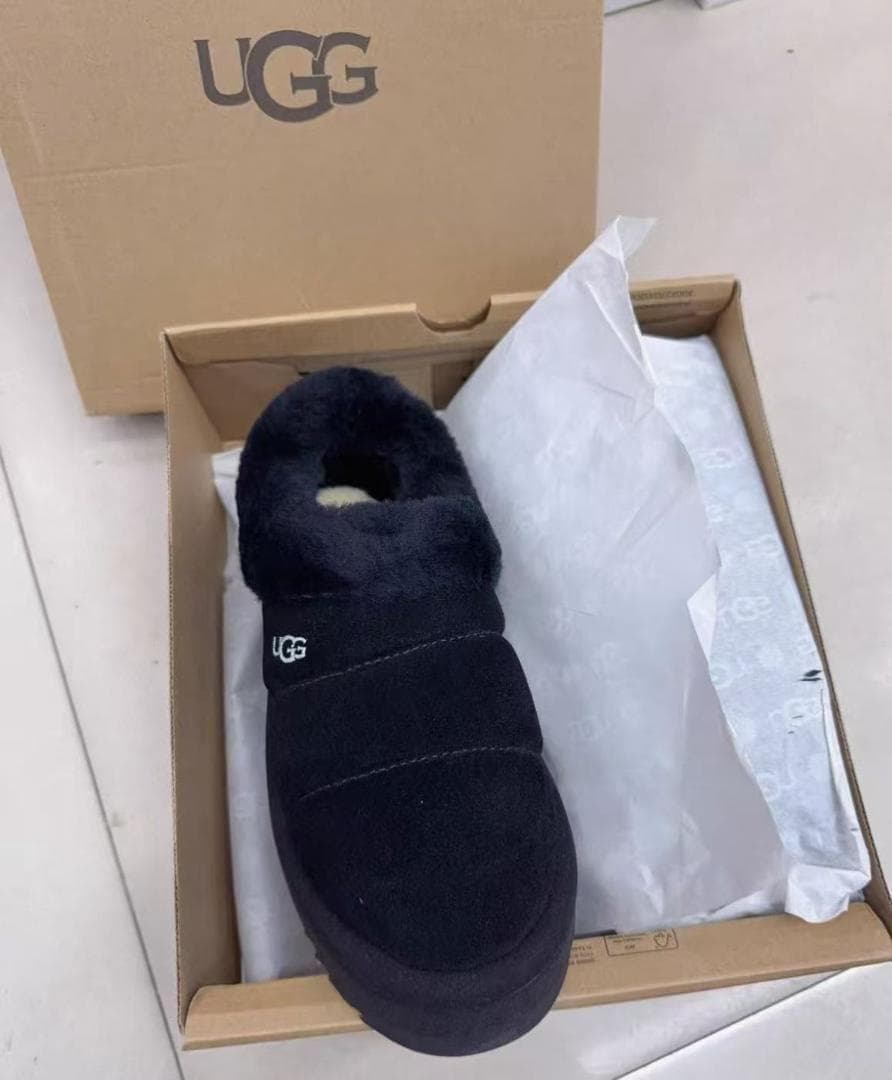 UGG ブラック ムートンブーツ#