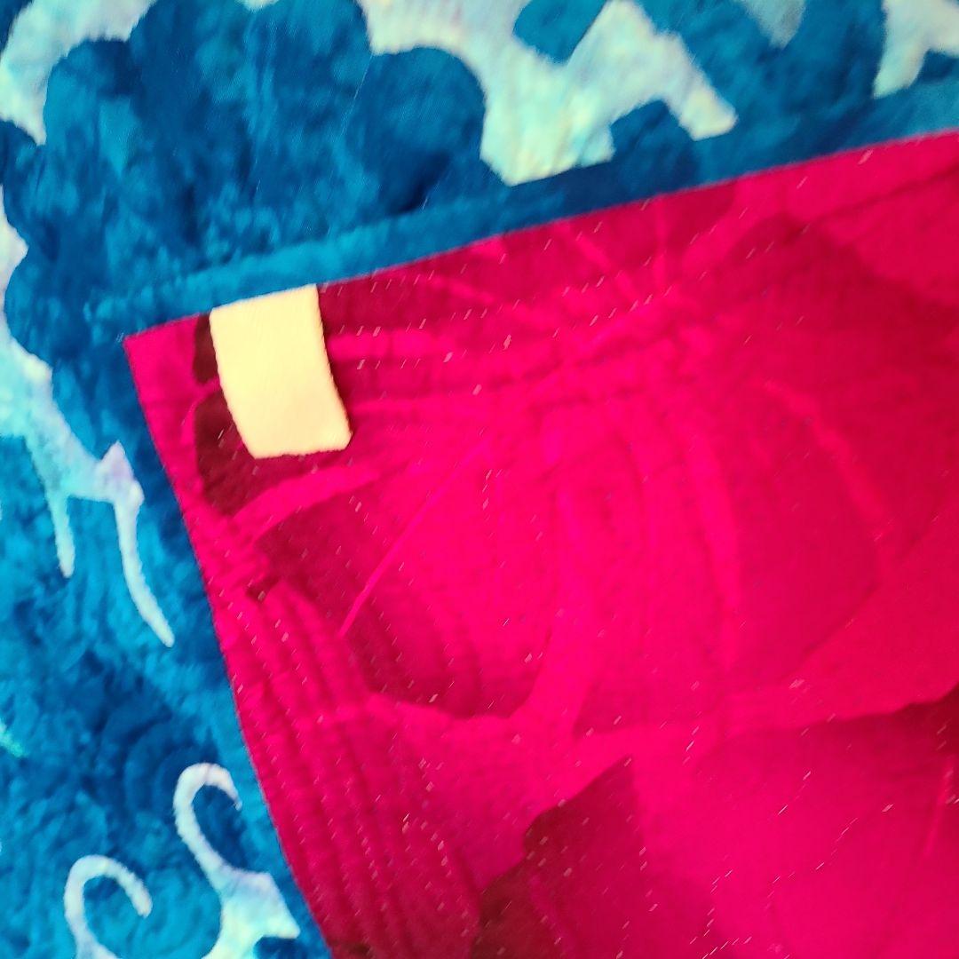 ハワイアンキルト　タペストリー　海のキルト