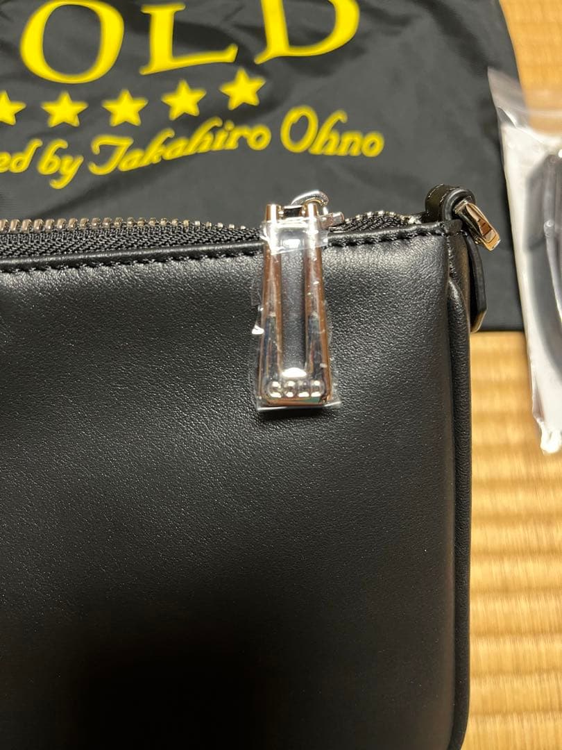 COCOCELUX GOLD レザーバッグ 黒