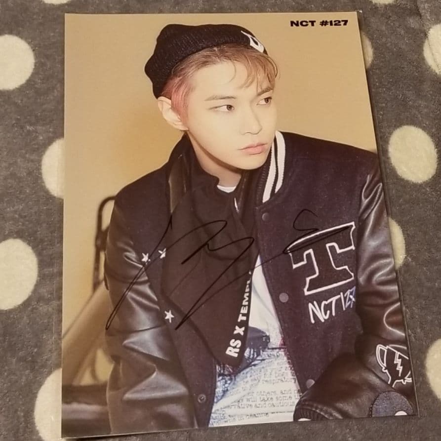 nct127 ドヨン nct neo zone md 直筆 サイン ポスター