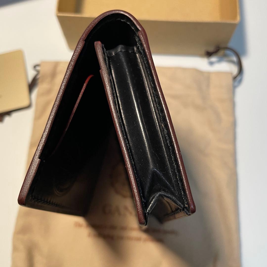 GANZO SHELL CORDOVAN 2 名刺入れ ブラック