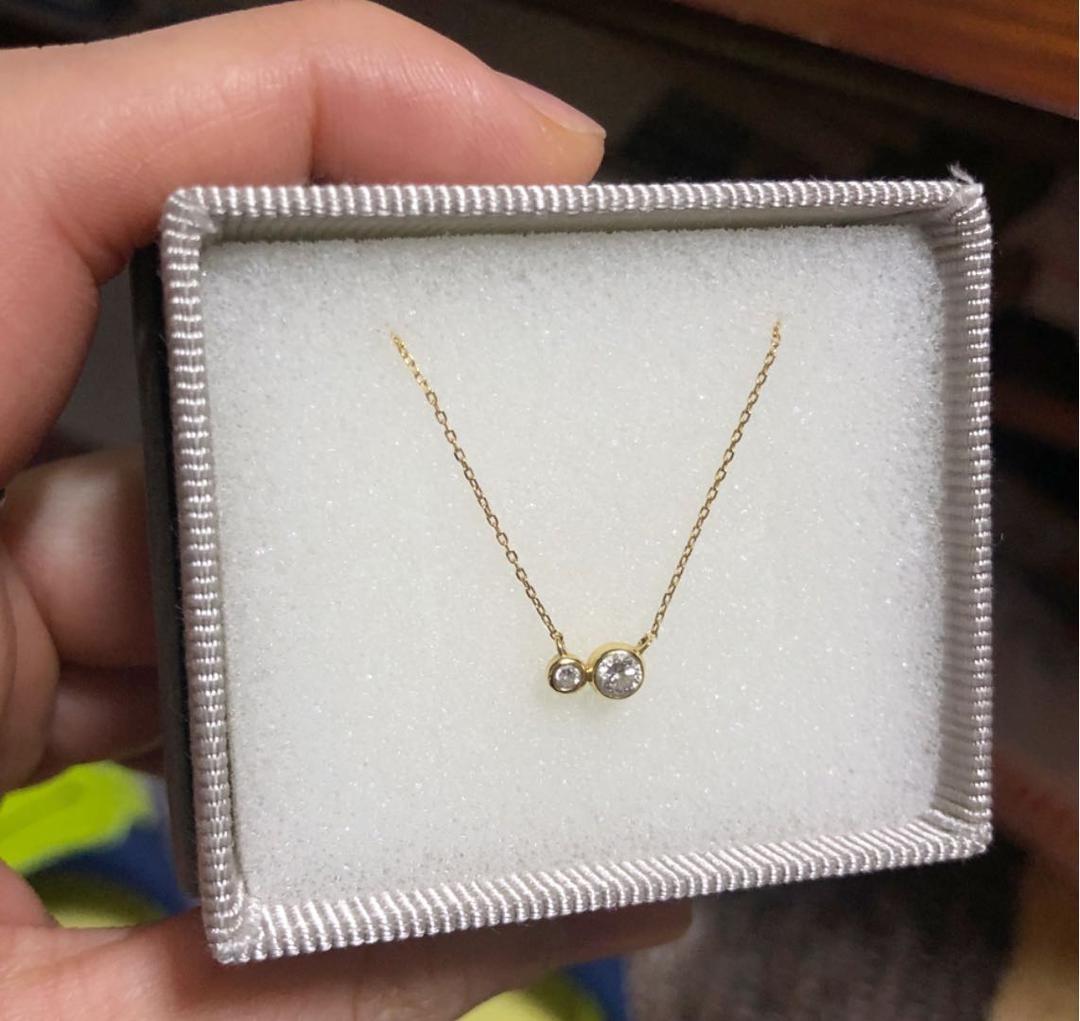 ❤️ete♡18kゴールド ダイヤモンドネックレス❤️
