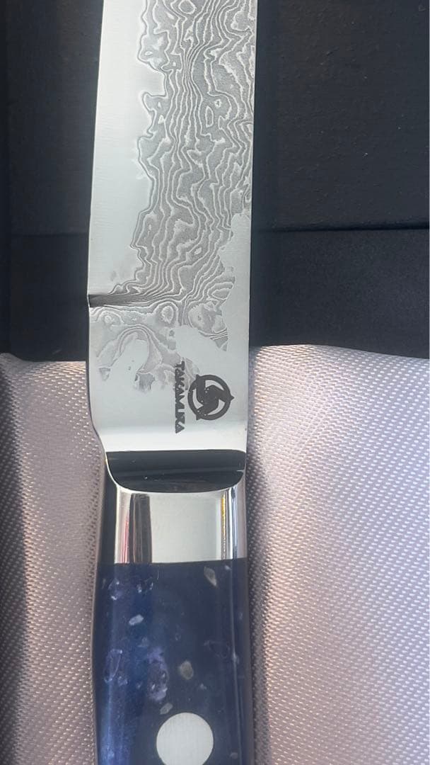 高村刃物異なるデザインの5本×2セットの10本セットステンレス刃と木製ハンドル。