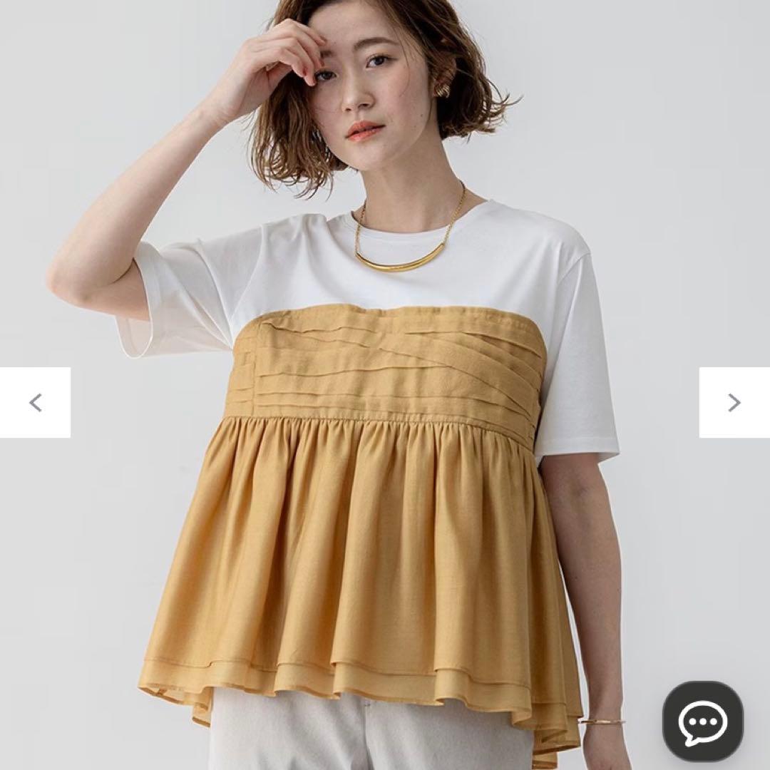 23区　オーガンジービスチェコンビカットソー