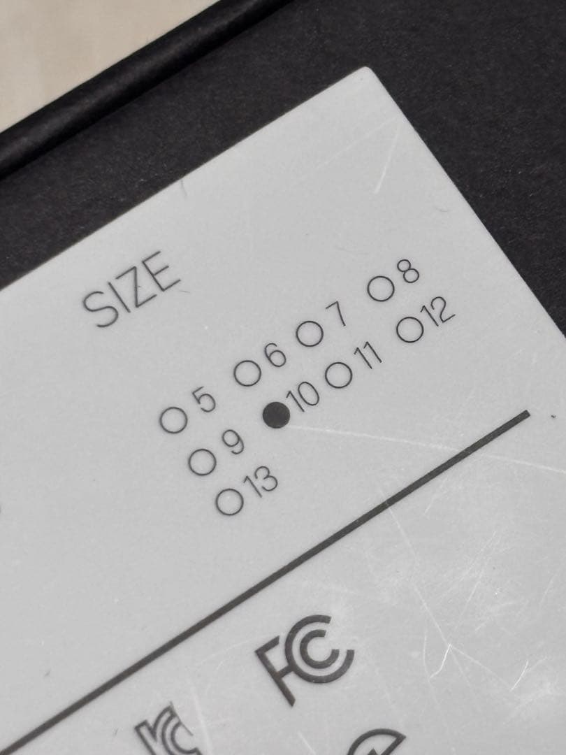 時間限定　CUDIS 002 ブラックリング Size10