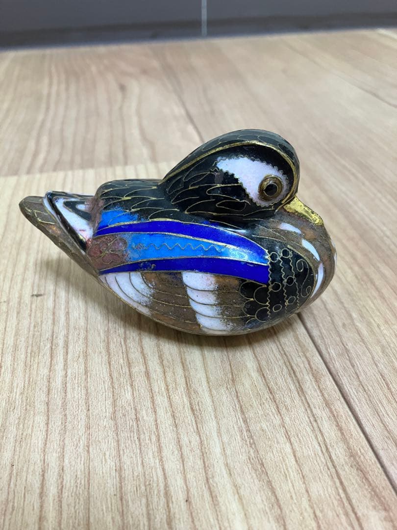 水鳥　陶器　オブジェ　置物　インテリア　工芸品　美術品　古物　古美術