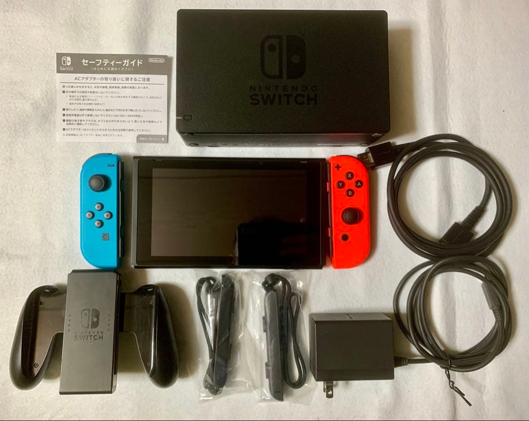 Nintendo Switch 本体 （バッテリー強化版）青赤 Joy-Con