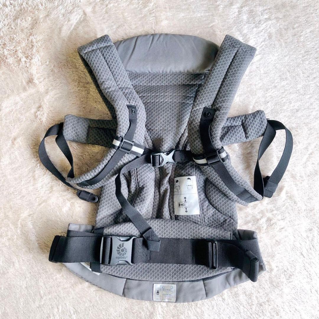エルゴベビー オムニブリーズ ベビーキャリア 抱っこ紐 グラファイトグレー