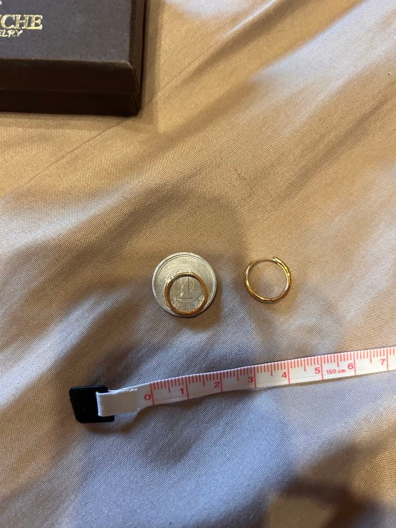 10K イエローゴールド ピアス、AVALANCHE