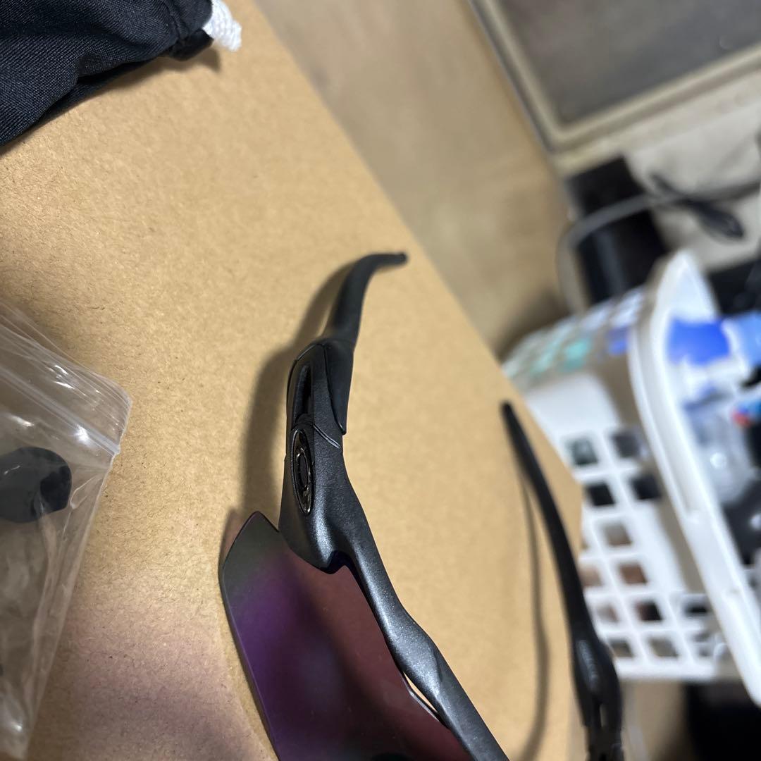 Oakley スポーツサングラス グリーン/パープル