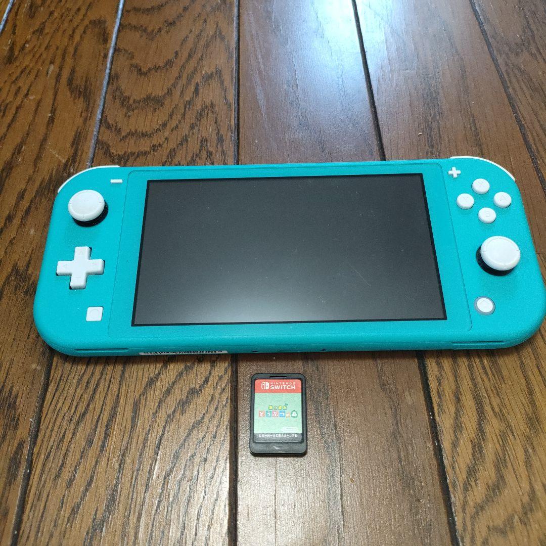 Nintendo Switch Lite本体,どう森カセット2点セット