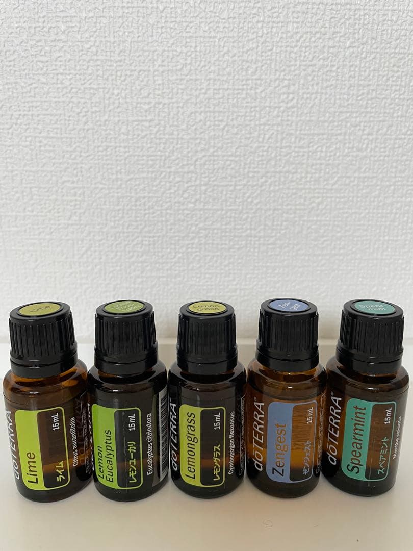 【新品】ライム、レモンユーカリ、レモングラス、ゼンジェスト、スペアミント
