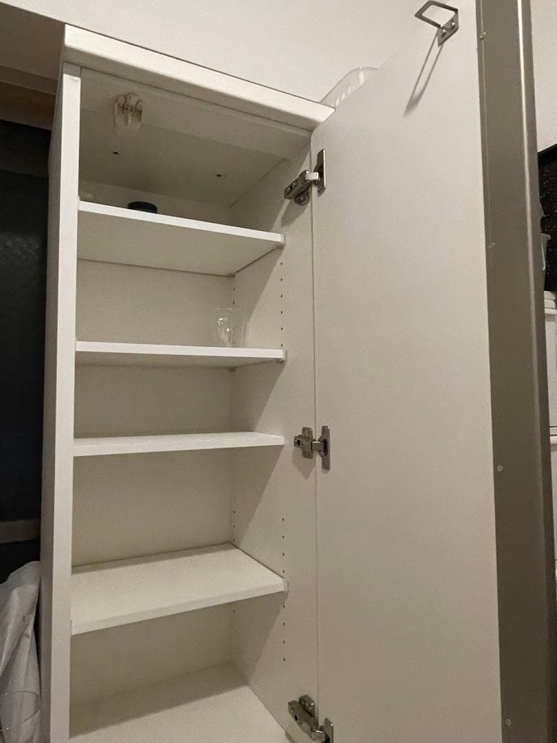 ニトリ　リガーレ　食器棚　キッチンカウンター 上部収納付き