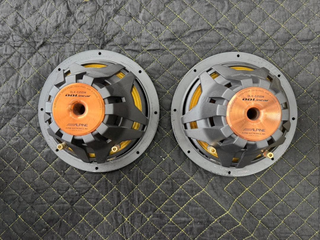 ALPINE DLX-Z25SW ウーハー 2個セット