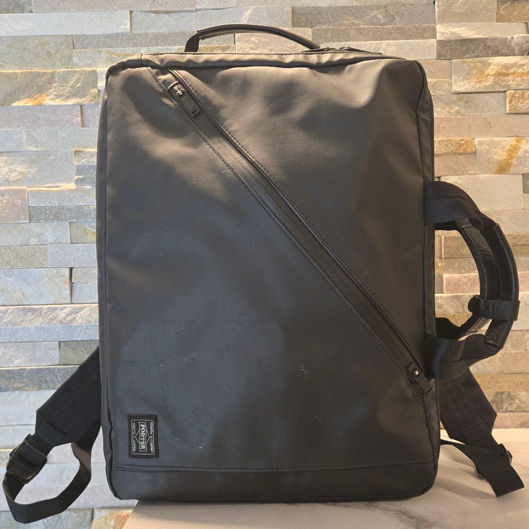 PORTER　ポーター　CLOUD　クラウド　ビジネスバッグ　3WAY　2層　黒