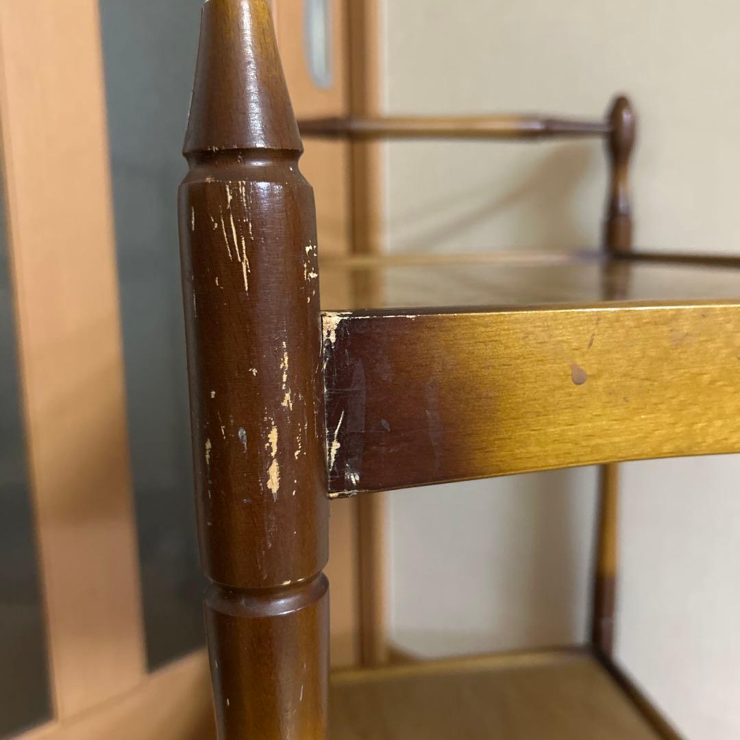 はづ！！　昭和レトロ！ヴィンテージ！マツダ　松田産業　木製キッチンワゴン