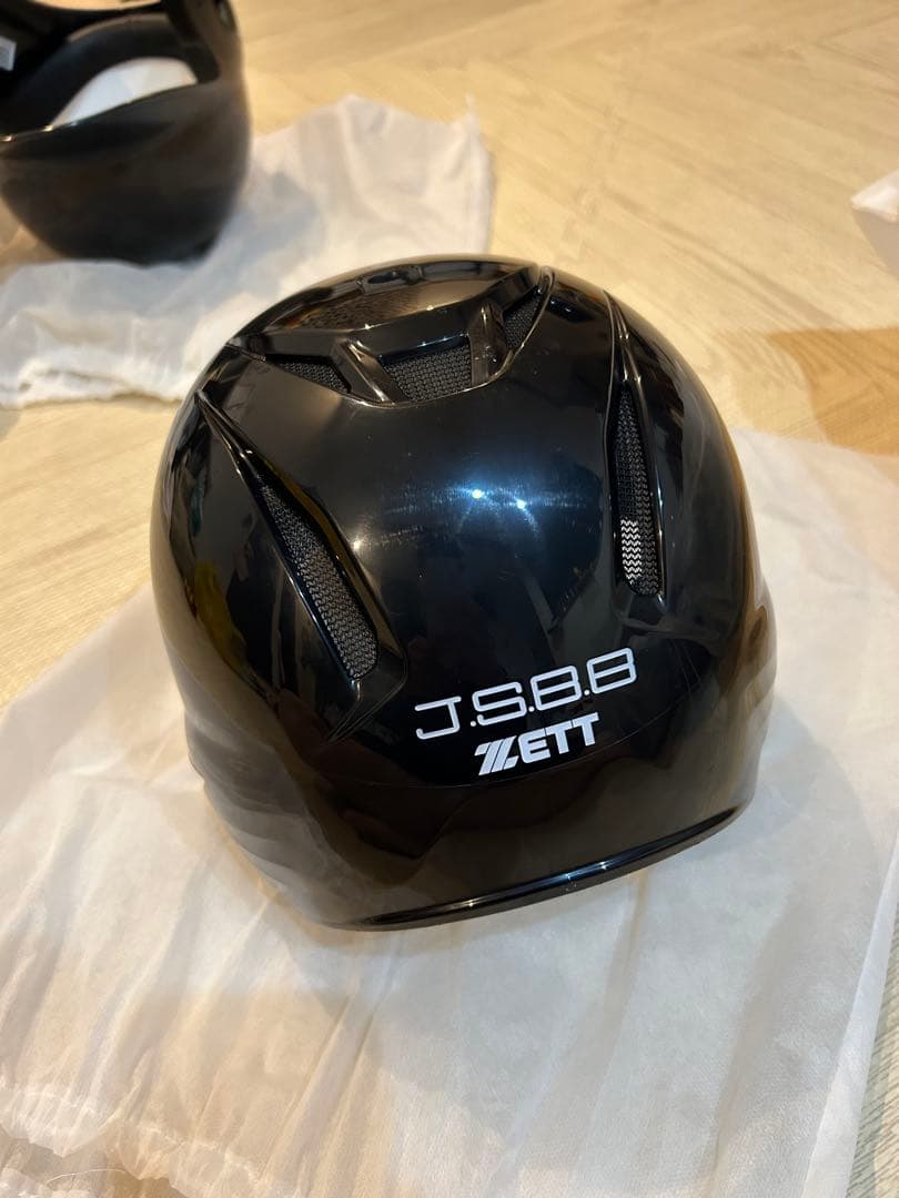 野球　ヘルメット　ZETT JSBB ブラック　6個セット
