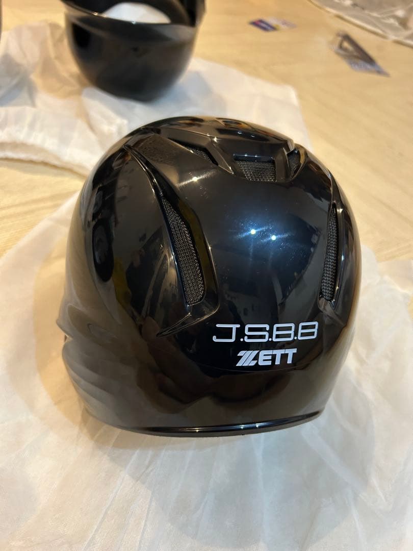 野球　ヘルメット　ZETT JSBB ブラック　6個セット