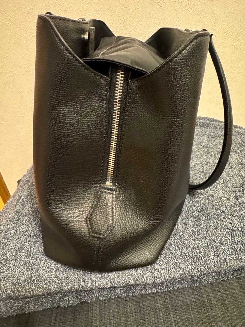 土屋鞄トートバッグ ブラックレザー HINON ヒノン ブラック ビジネスバッグ