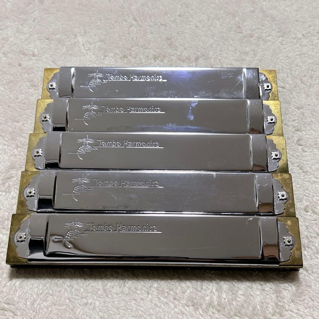 TOMBO ハーモニカ ５本セット バンド デラックス 21 tones