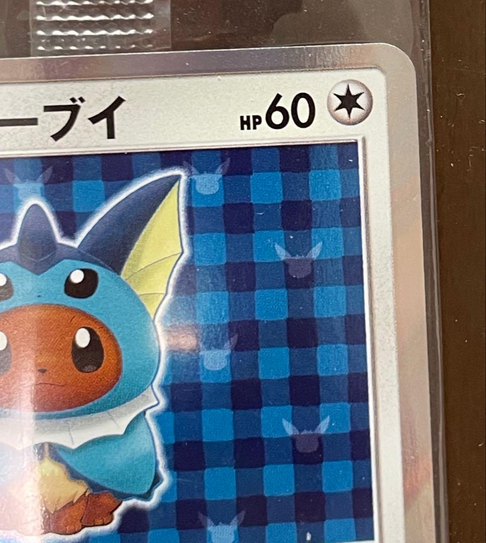 ポンチョを着たイーブイ　シャワーズ　あんしん鑑定選択可