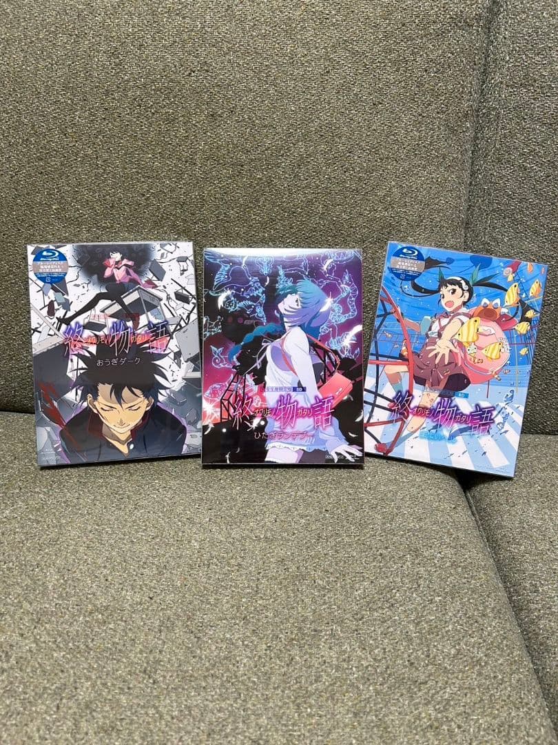 【美品】物語シリーズDVD&Blu-ray全41巻収納BOX付ファイルティッシュ