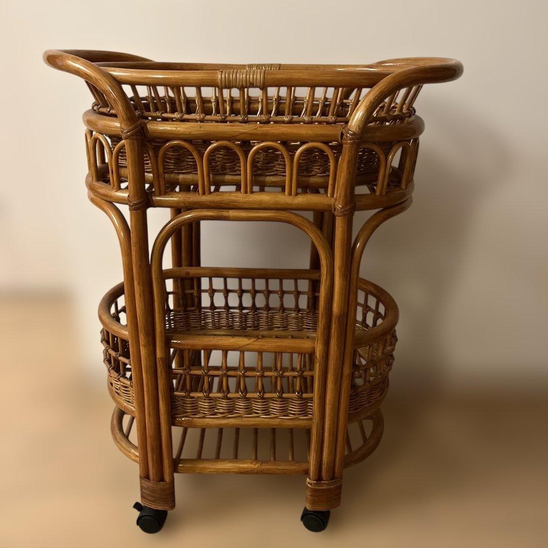 ナチュラル天然素材◾️籐ラタン製 脱衣籠 脱衣かご ランドリーバスケット