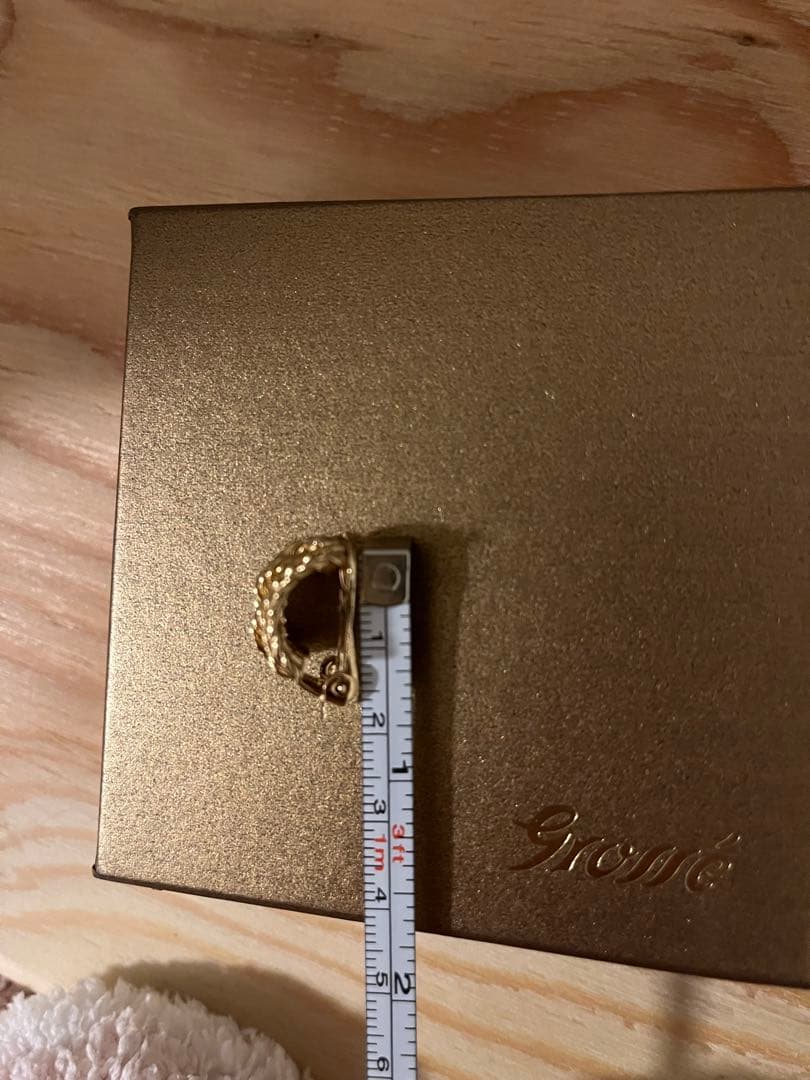 ゆきちんさん専用　グロッセジャパン　ゴールドイヤリング