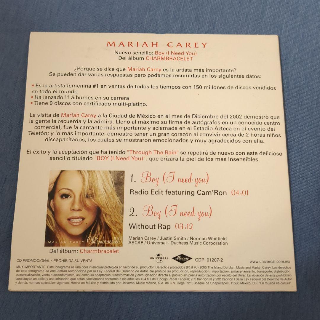 mariah carey boy cd promo マライア