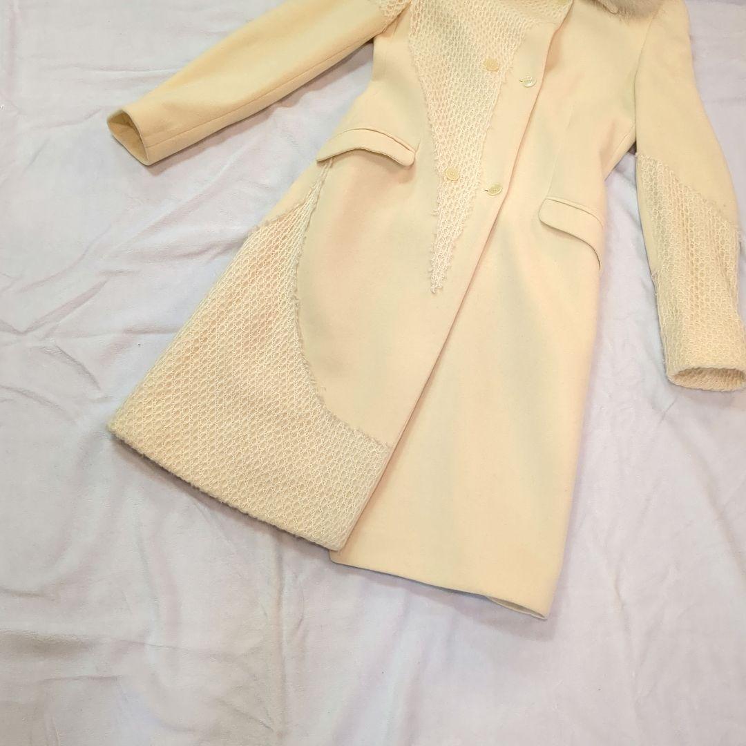 VERSACE JEANS COUTURE ヴェルサーチ ファーコート XS