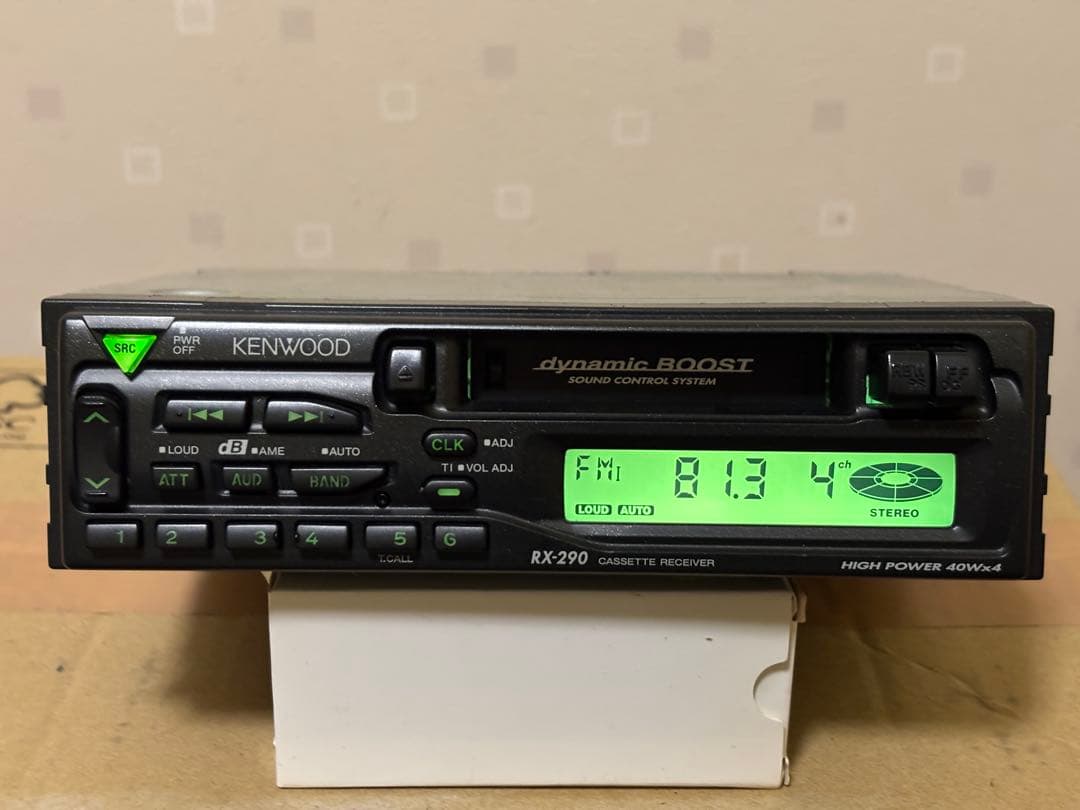 ケンウッド　1DIN カセットデッキ　RX-290