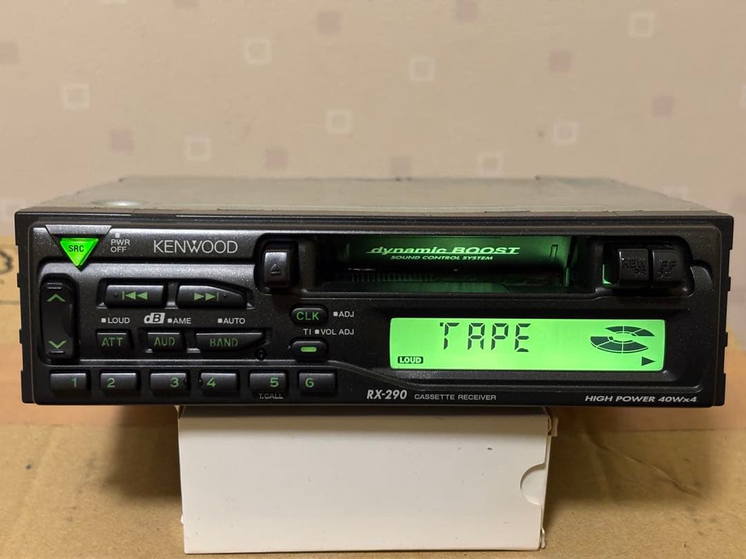 ケンウッド　1DIN カセットデッキ　RX-290