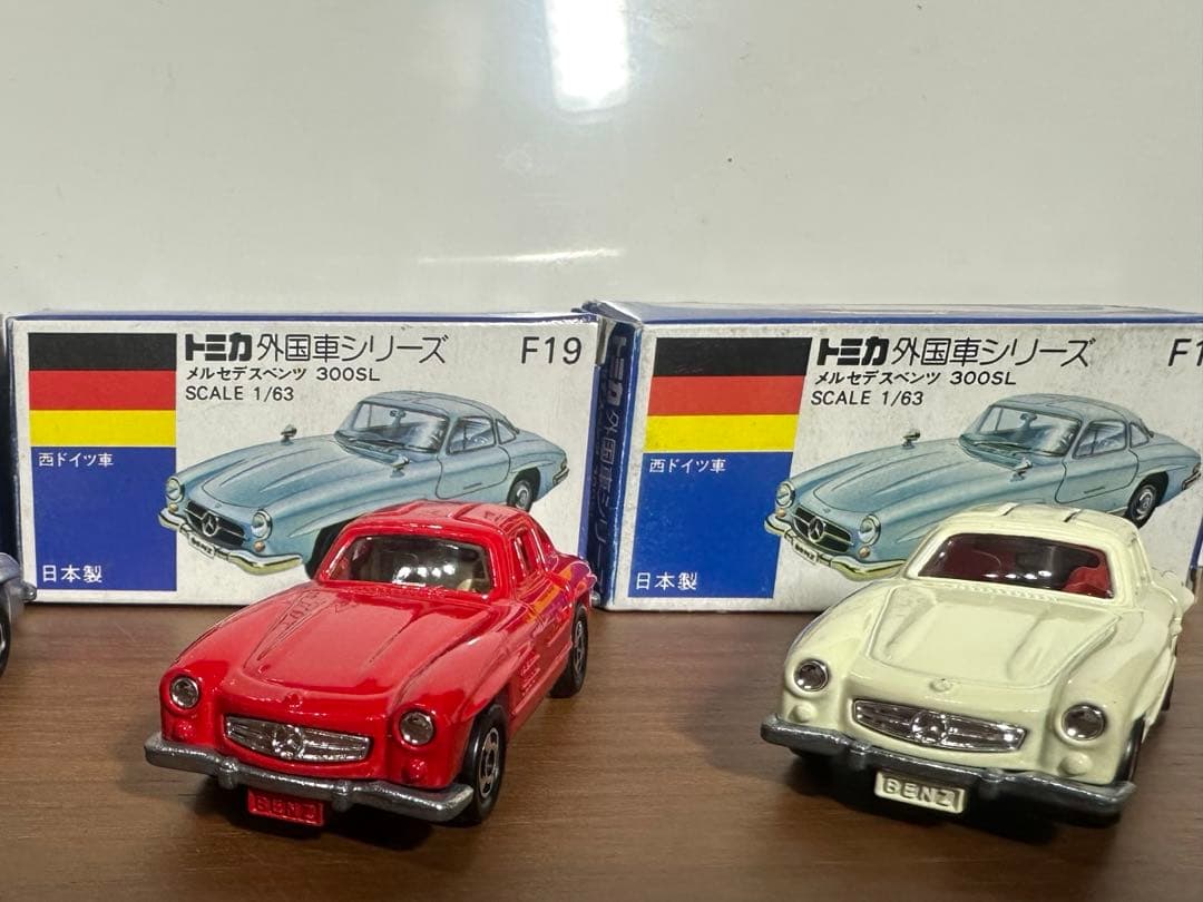 ★2台セット★ トミカ F19 1/63 メルセデス ベンツ 300SL